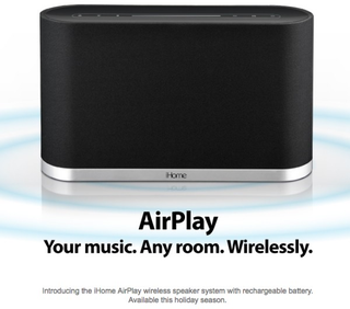 Illustration for article titled iHome Shows Off the First Speaker With Apple's AirPlay Built In